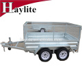 New Zealand 8x4 2 wheel atv utility box trailer with frame